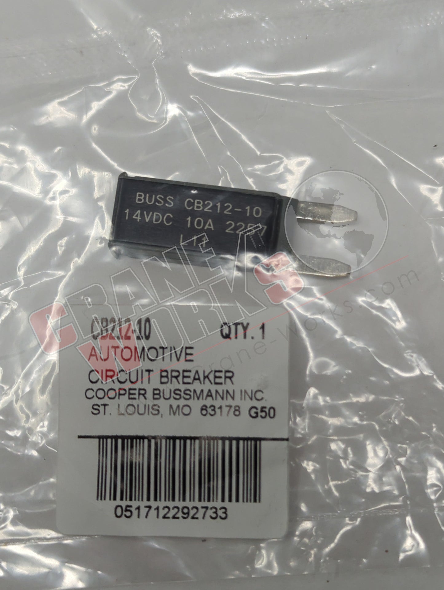 KP4662 | New 10Amp Circuit Breaker Mini Plug Type I (3671)