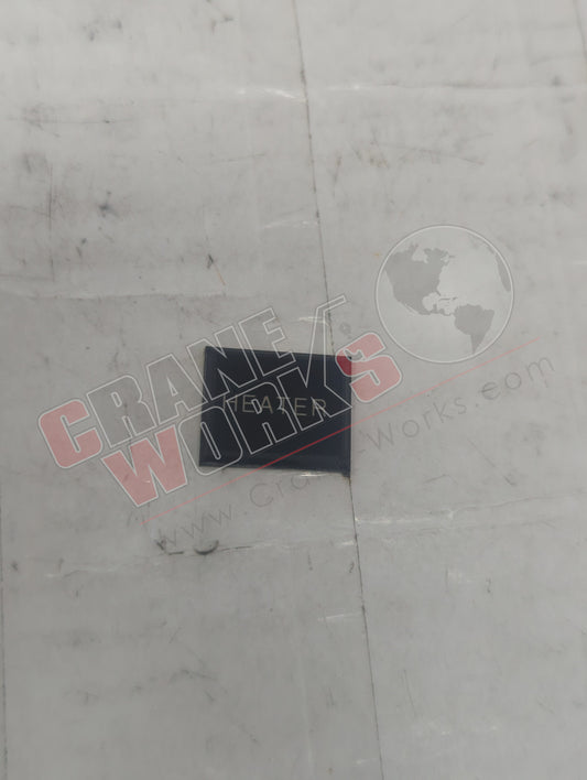 LG518-HEATER | New Heater Switch Nameplate