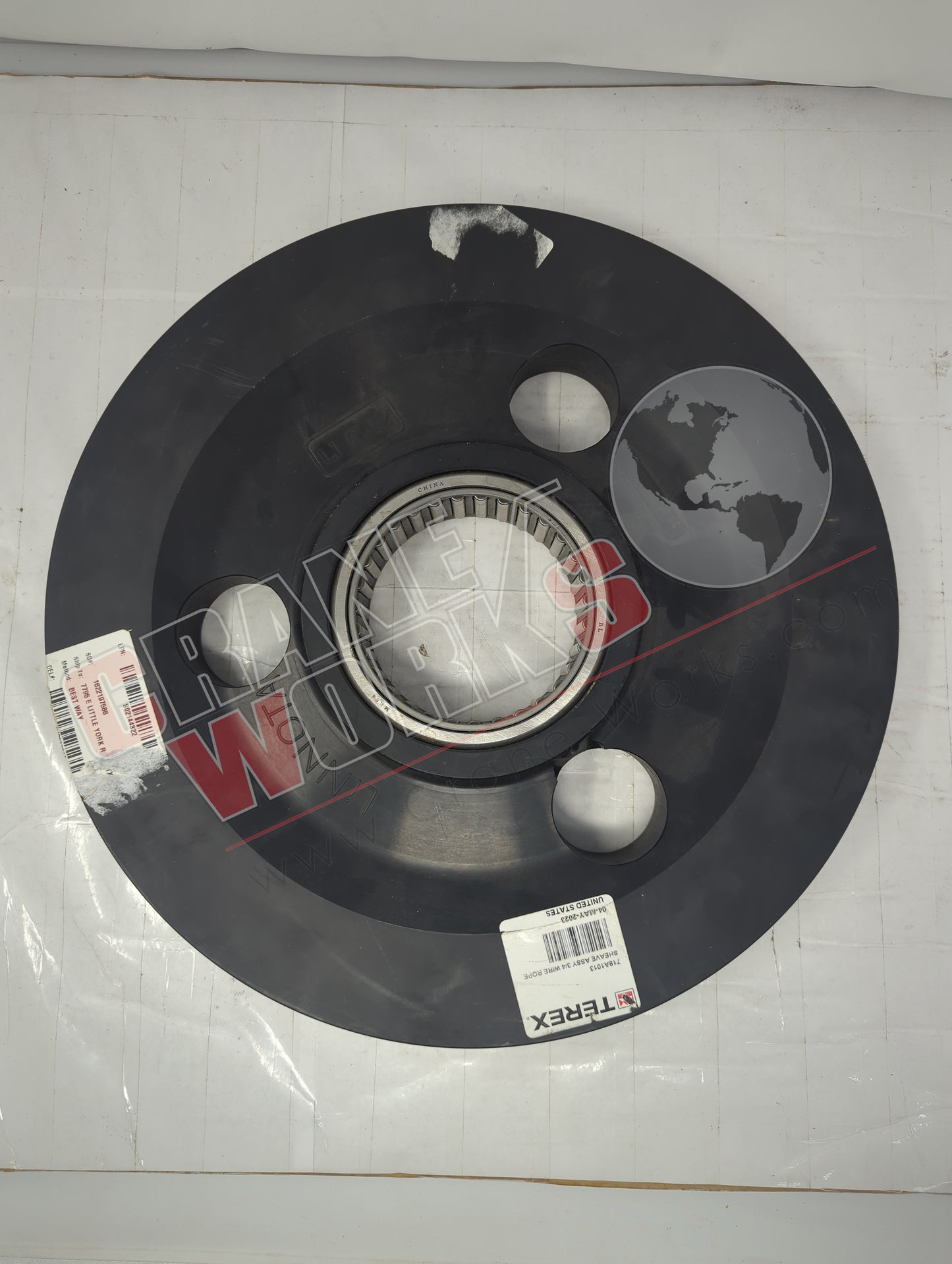 718A1013 | New Sheave Assy, 3/4" Wire Rope