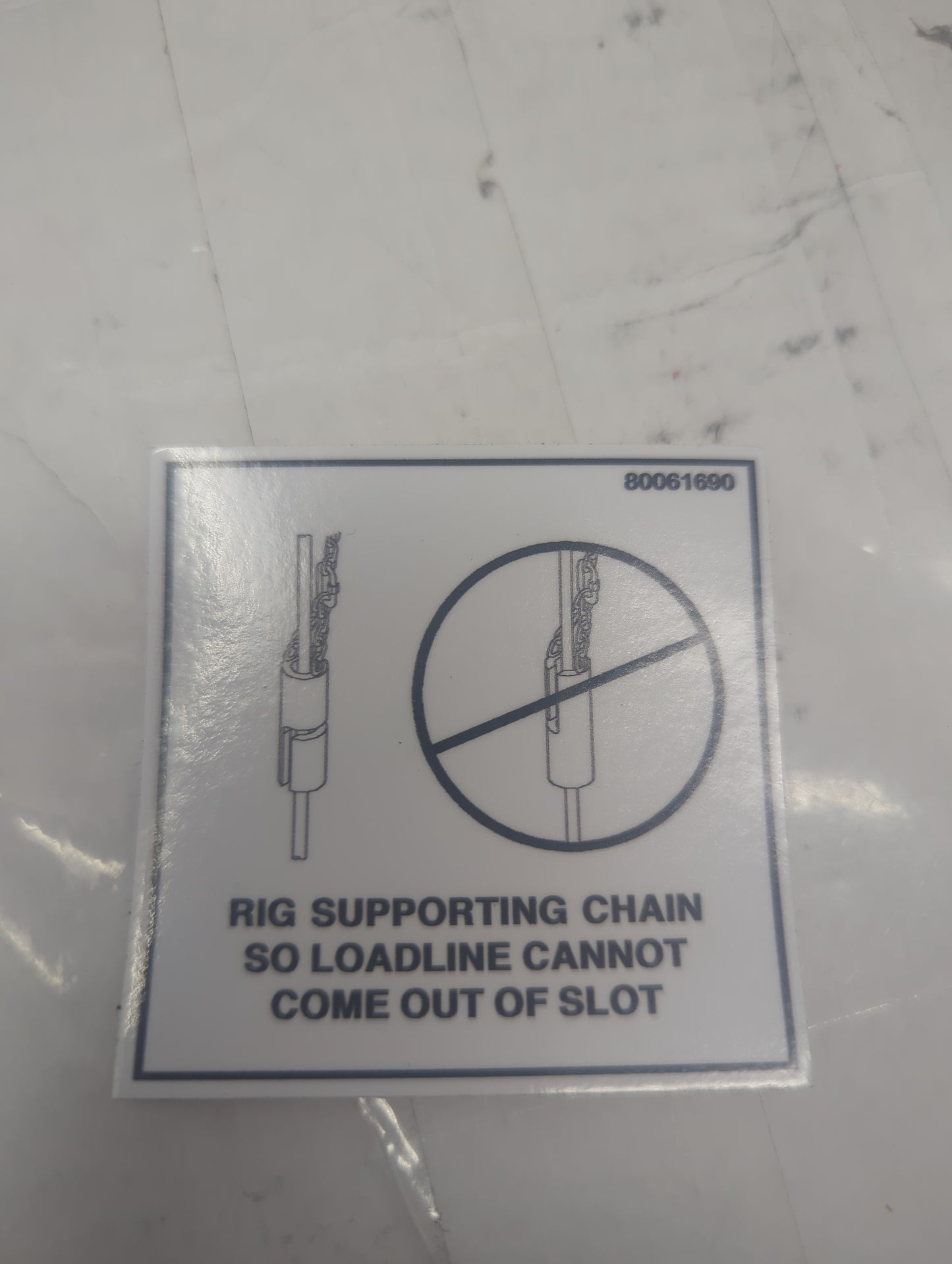 80061690 | New Decal - Support Chain