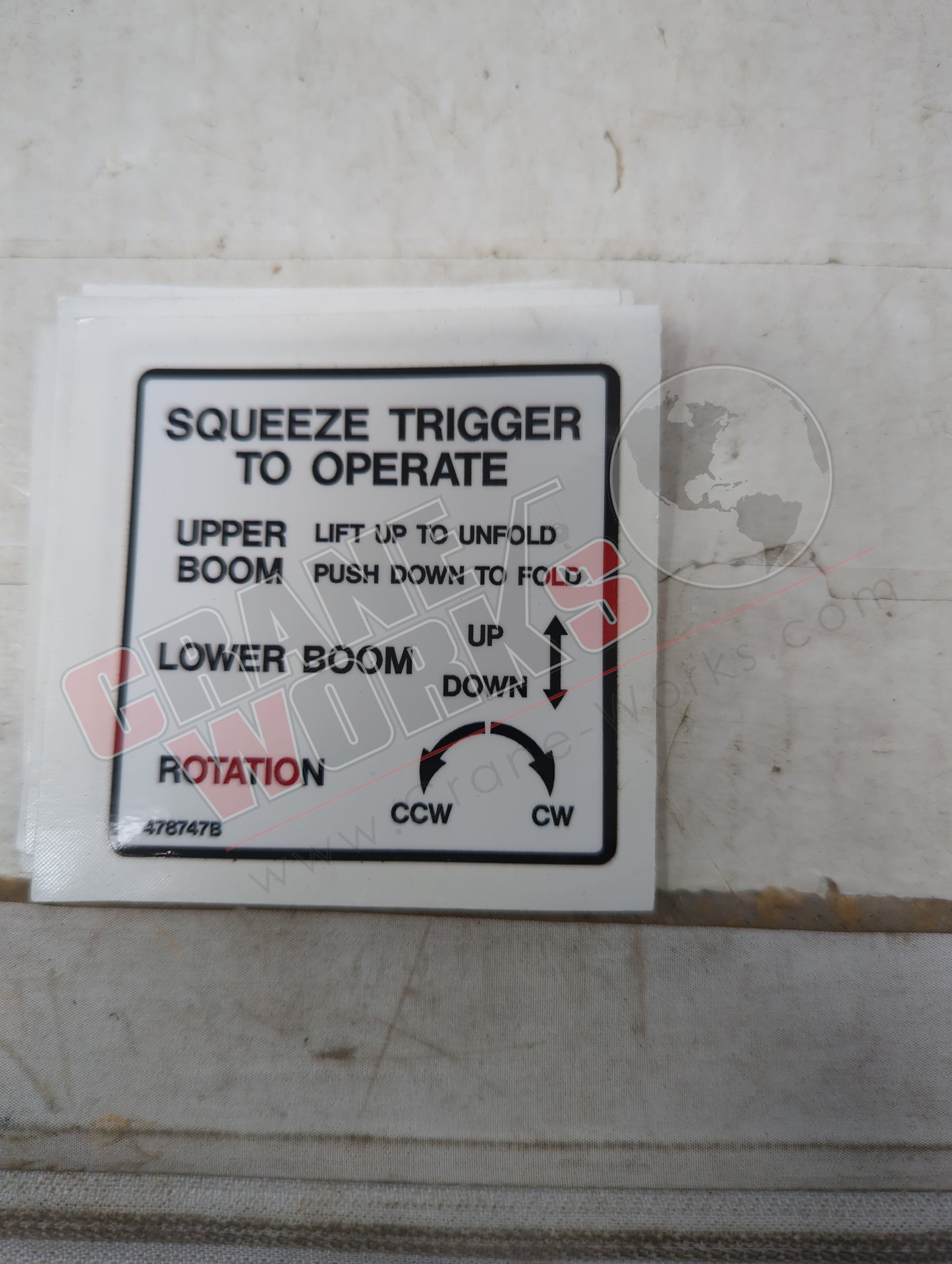 478747TU | New Decal Single Stick Functions