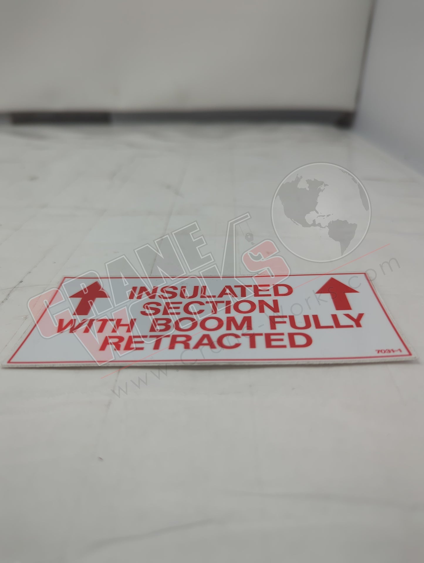 Picture of 7031-1, a  New Decal, Insulated Section.
