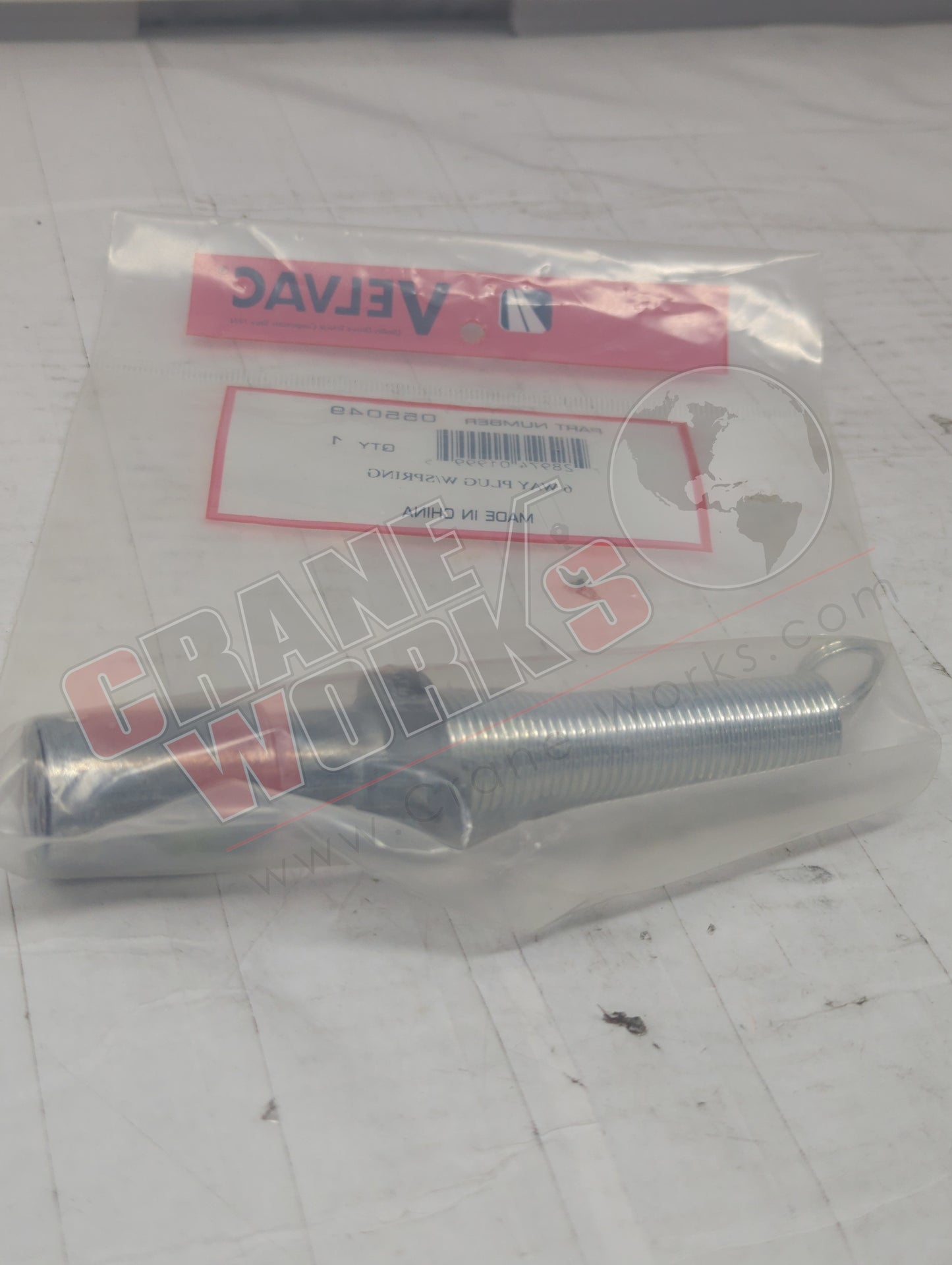 055049 | New 6 Way Tariler Plug W/Spring
