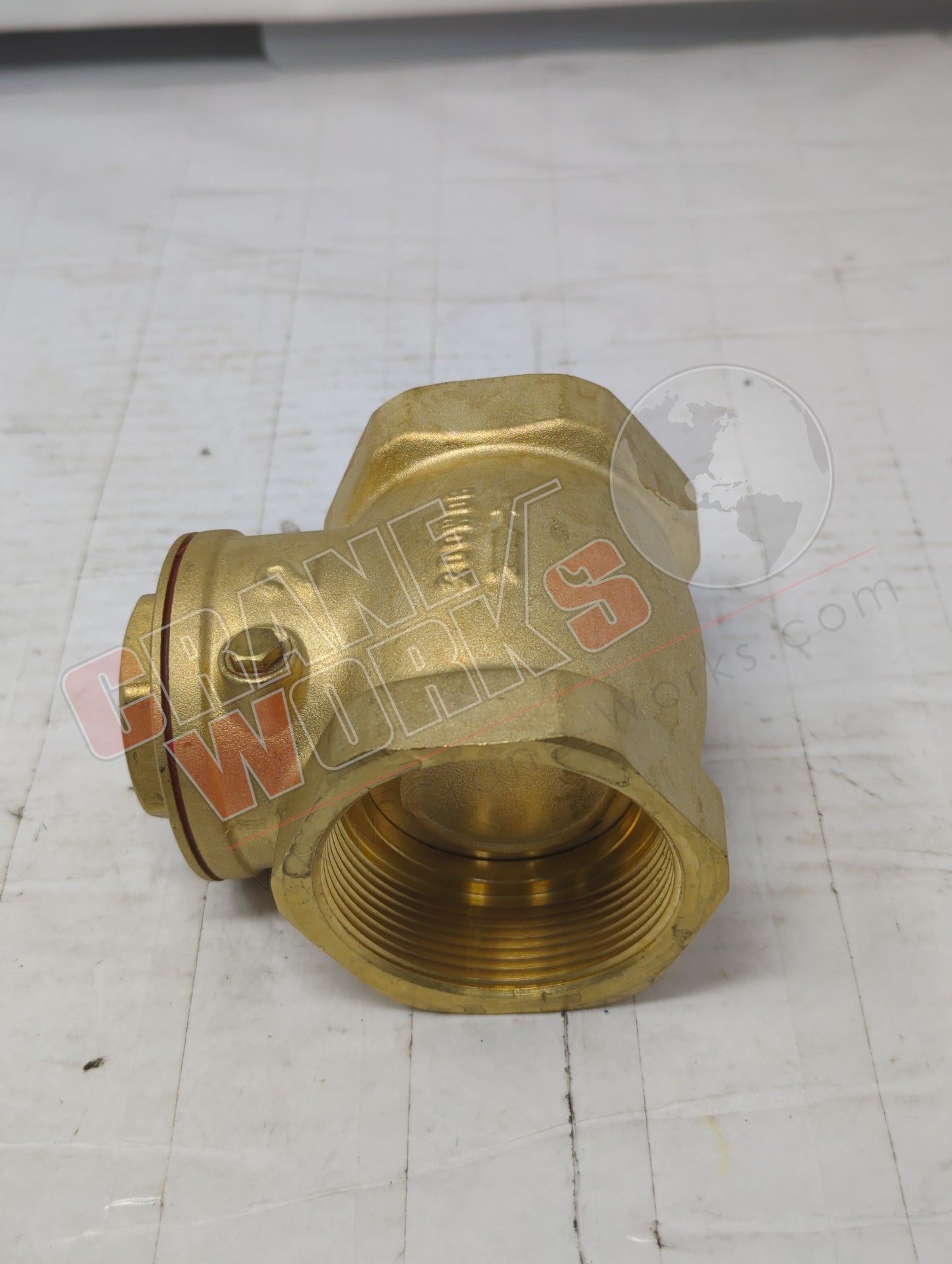 6VDT8 | New 2" Npt Check/Flapper Valve, Brass *Note*