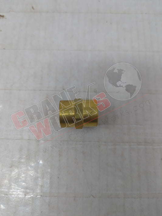 207P-06 | New 3/8" Brass Pipe Coupling