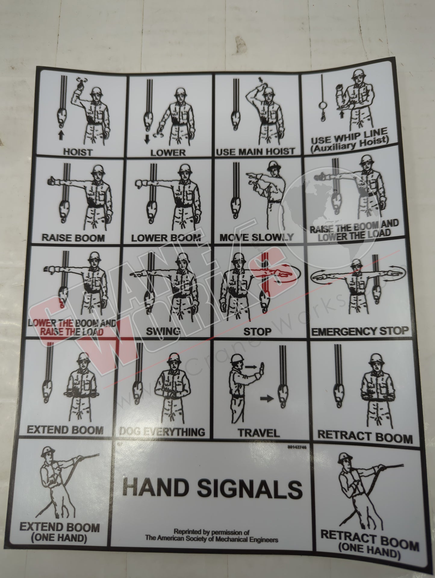 80142746 | New Decal - Hand Signal Basket