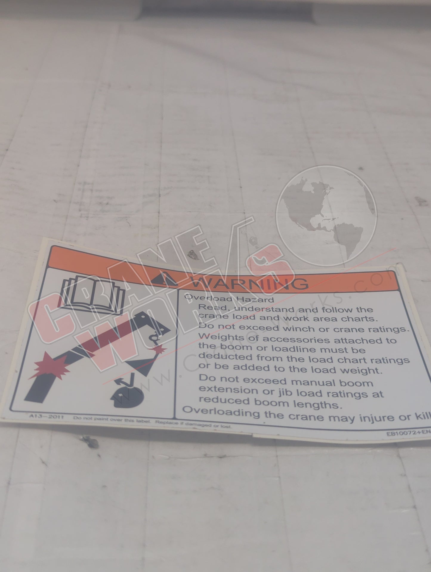 EB10072-EN | New Warning Decal - Overload Hzd