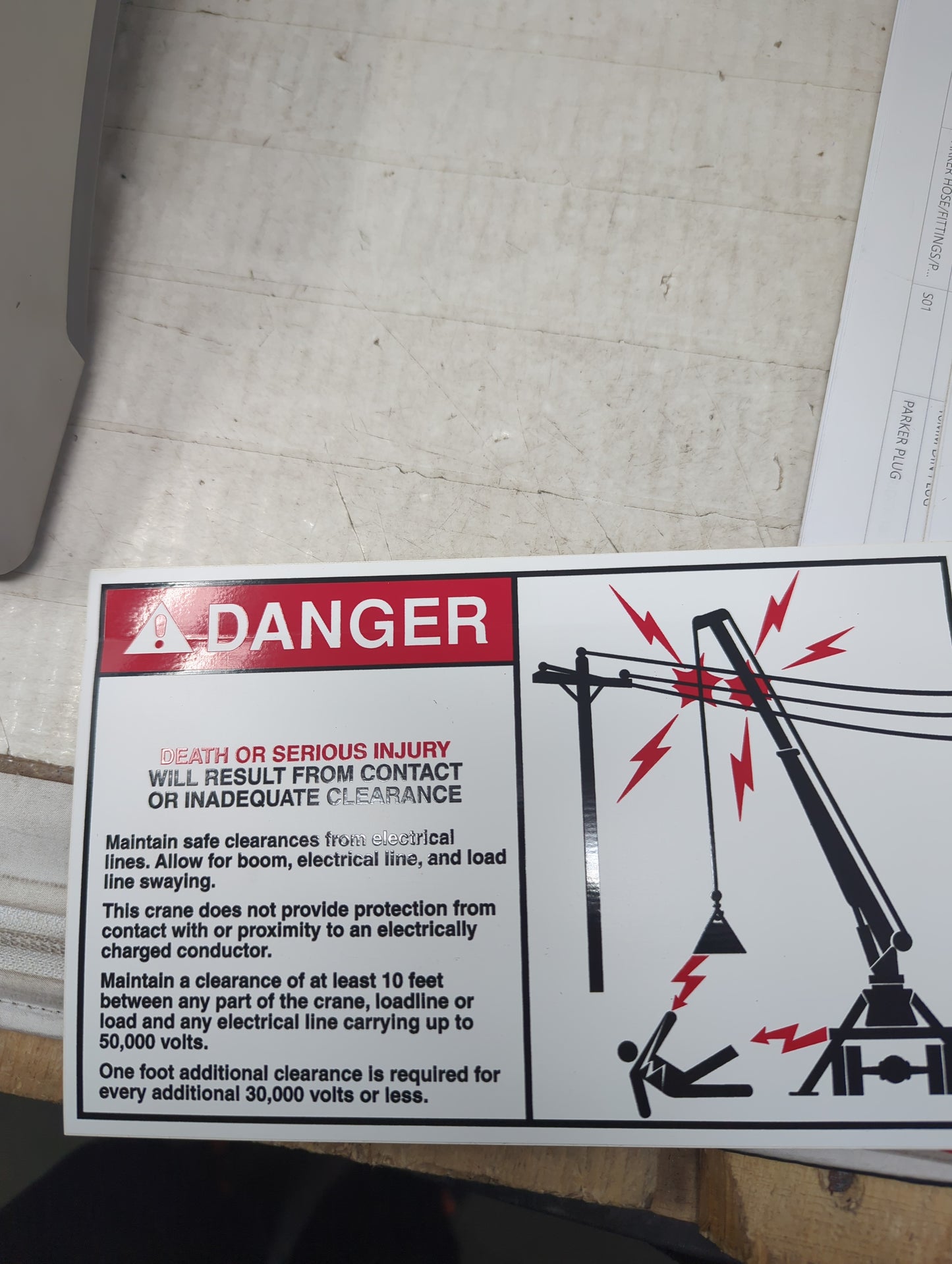 DEC R1020. | New Danger Clearance