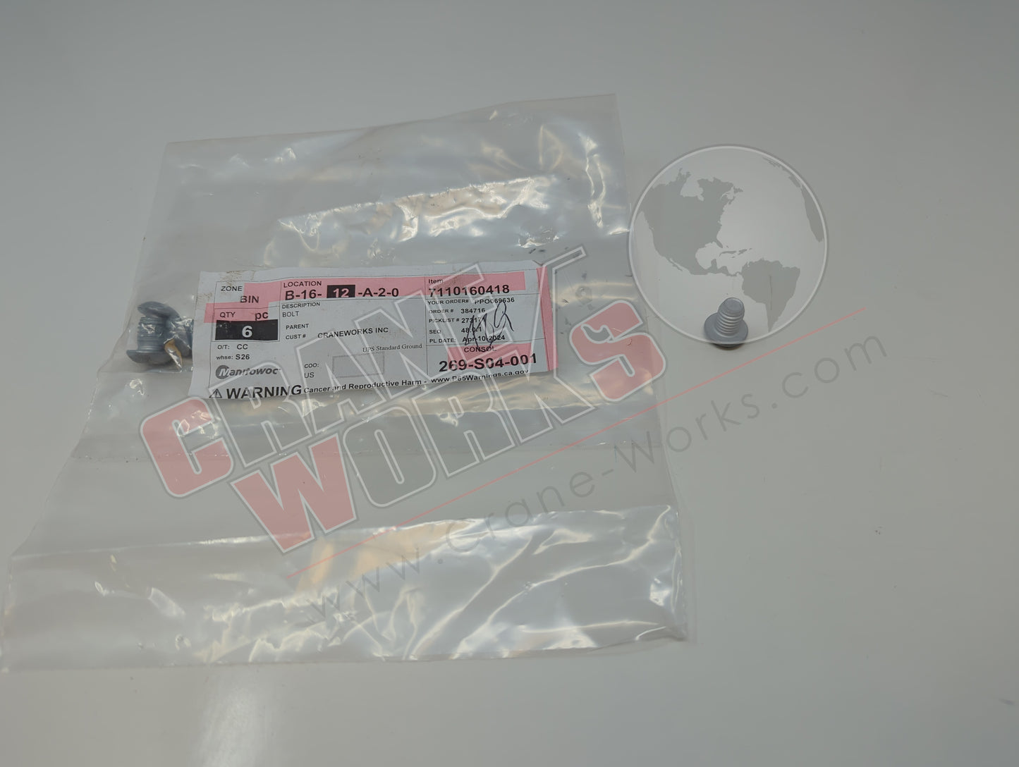 7110160418 | New Bolt ( Was 864204 )