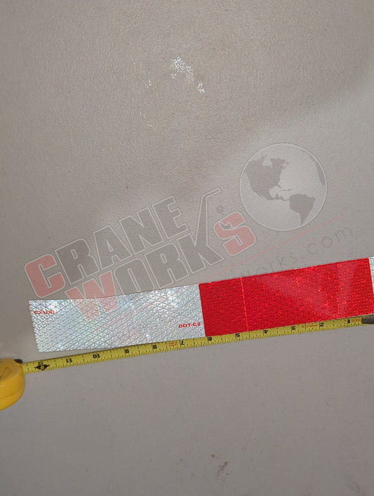 64936 | New Red / White Reflective Tape