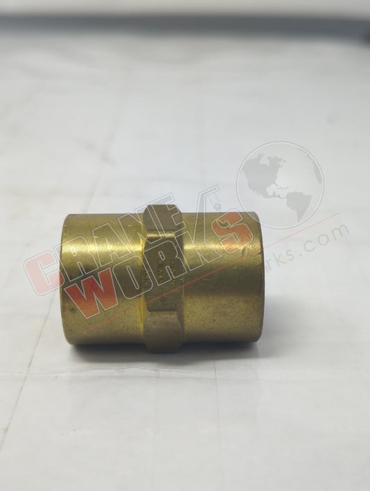 '-11090-3 | New Brass Coupling 1/2 (207P-08)