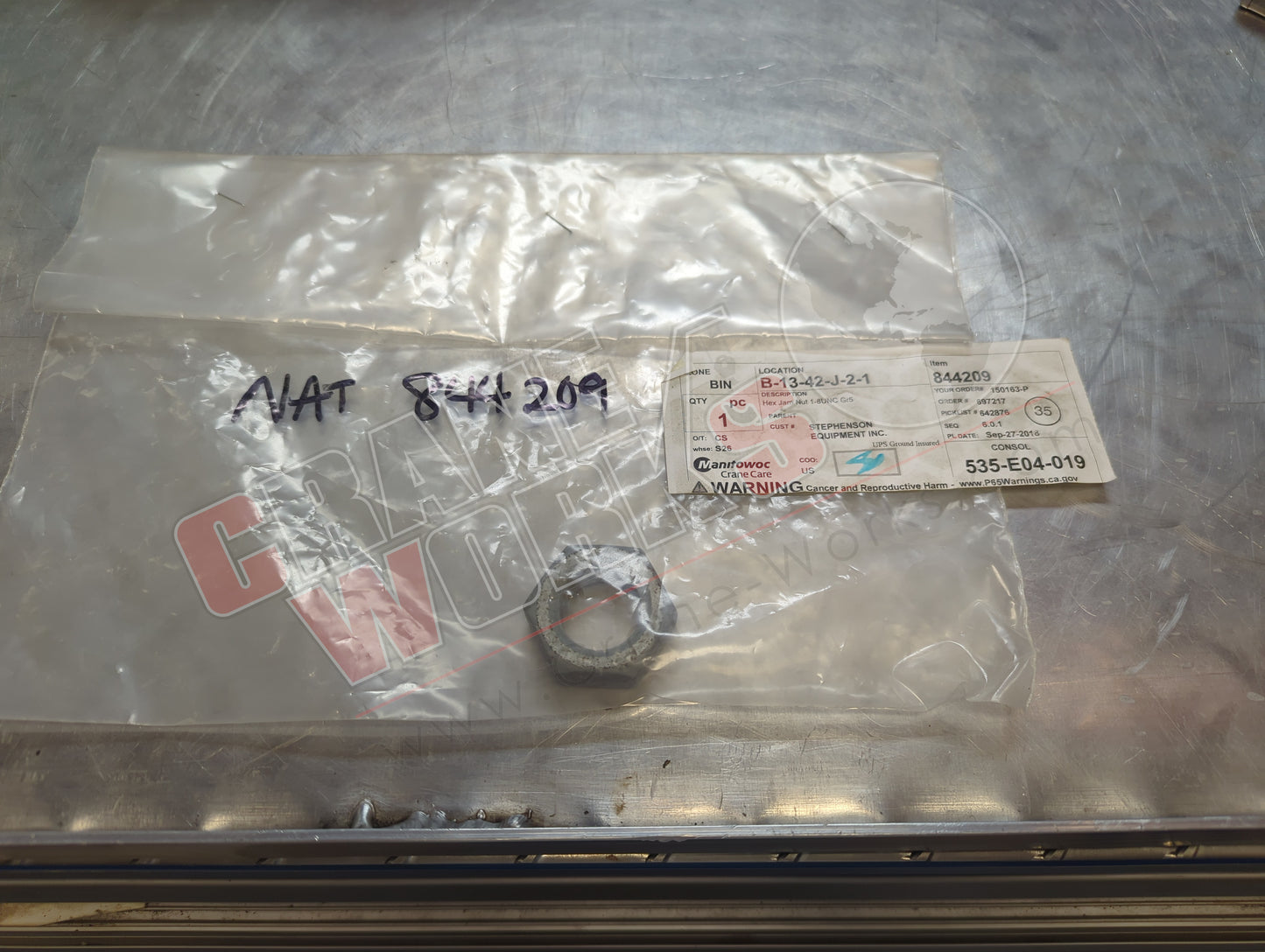 844209 | New Jam Nut