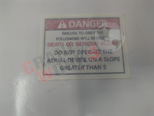 D33656-1 | New Danger Aerial Device