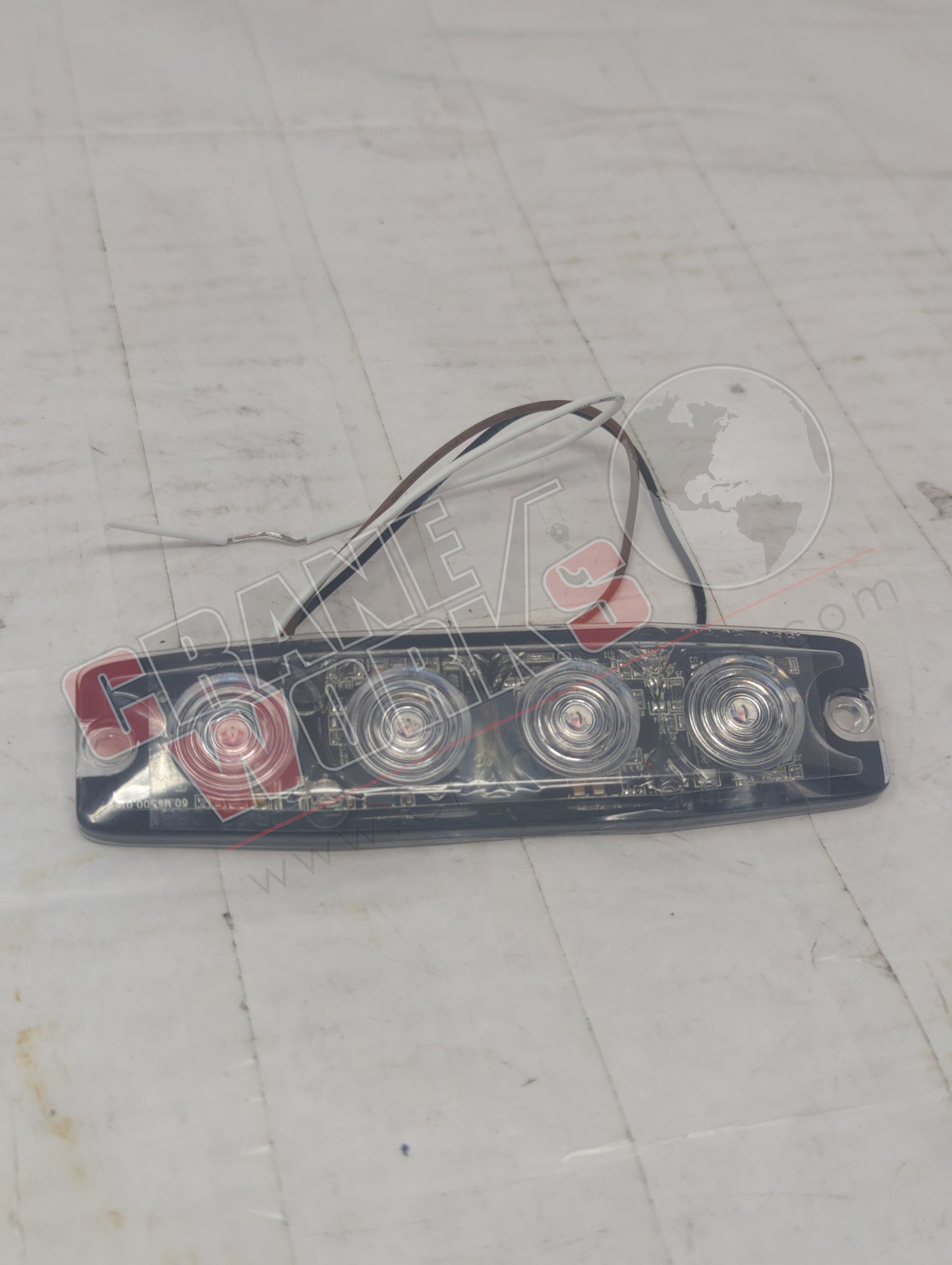 8892243 | New Ultra Thin 4.5 Inch Red Led Strobe Light