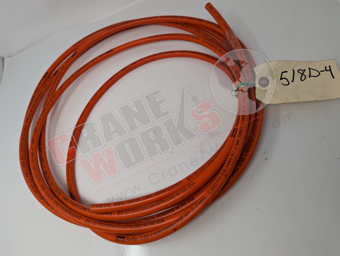 518D-4 | New 1/4 Nonconductive Hose #4