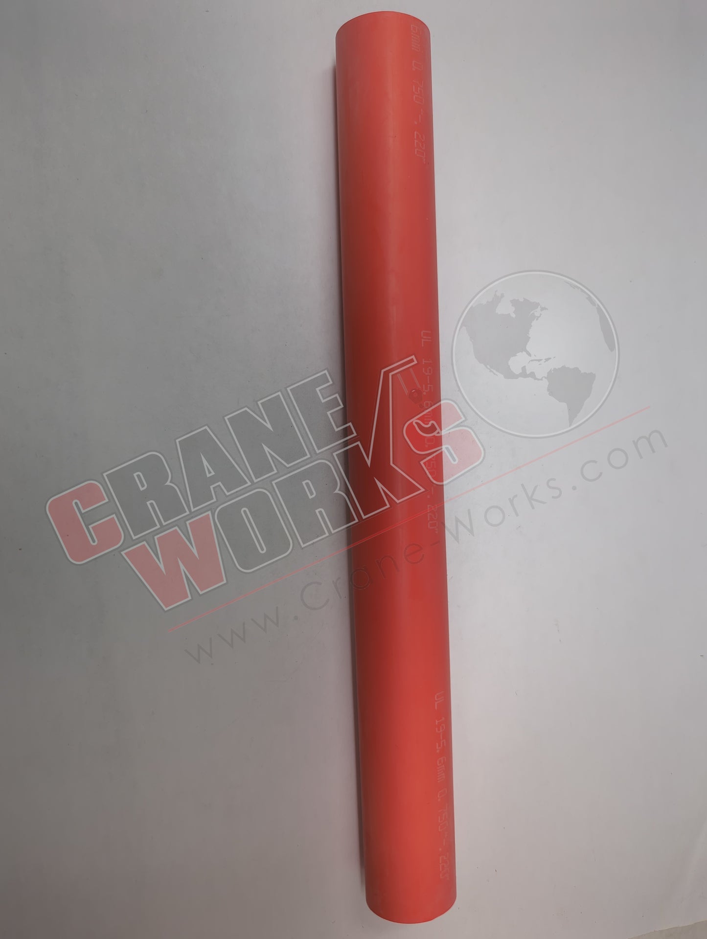 '-23551-1 | New H S Tubing Hvy Wall 6-1Ga 8" Red (44591)