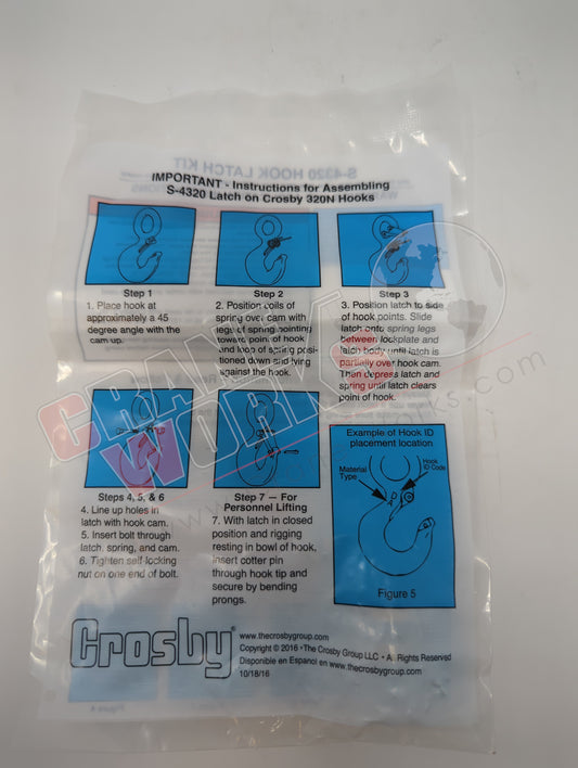 1096421 | New Latch Kit; Alloy 2T (S-4320-2) "G"