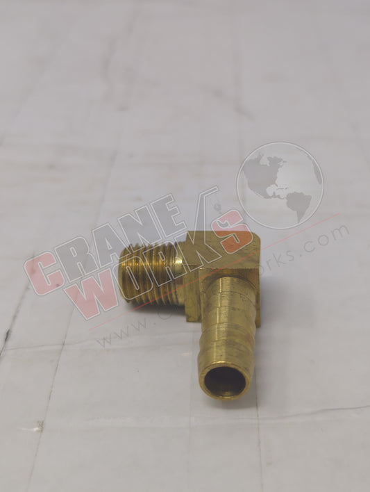 11596 | New 1/4" Mp X 3/8" Hose Barb 90 (4290-04-06)
