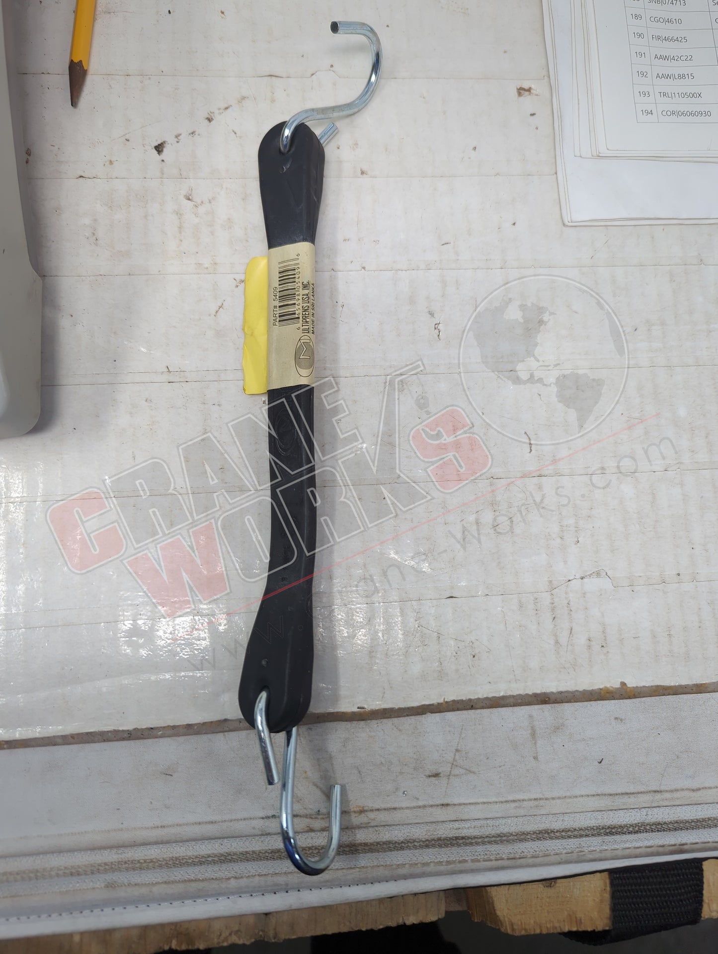 5409 | New 9" Rubber Tarp Straps