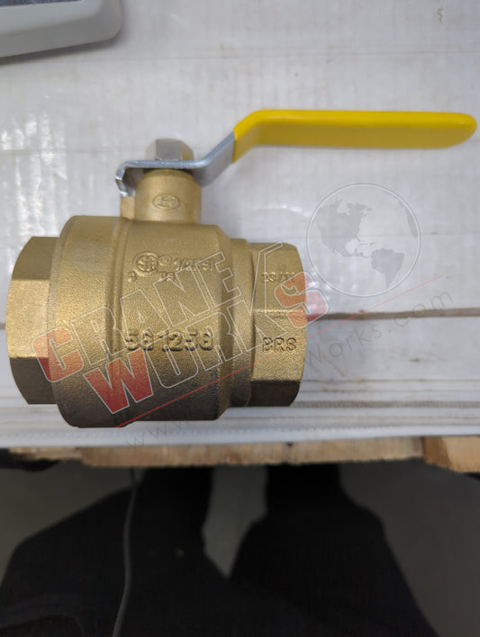 '-19059-2 | New 2" Brass Ball Valve