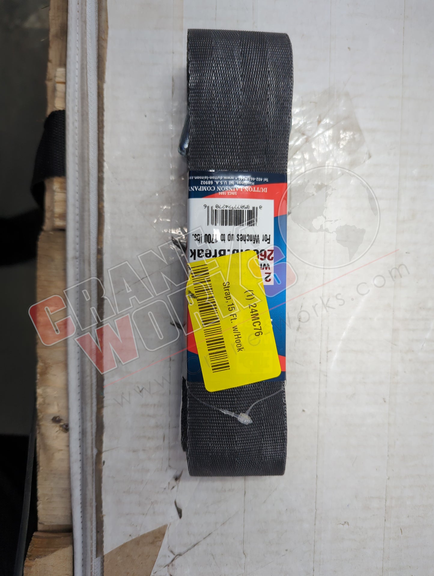 933162-7 | New 15 Ft Winch Strap For Pup Trailer