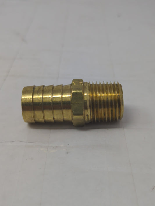 53567061 | New Barbed Hose Fitting: 1/2" Npt, 3/4" Id Hose