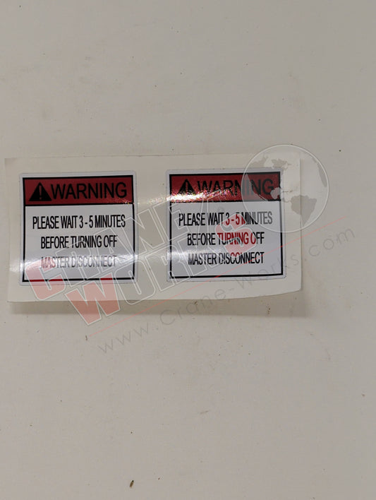 DCL-1007 | New Master Disconnect Warning