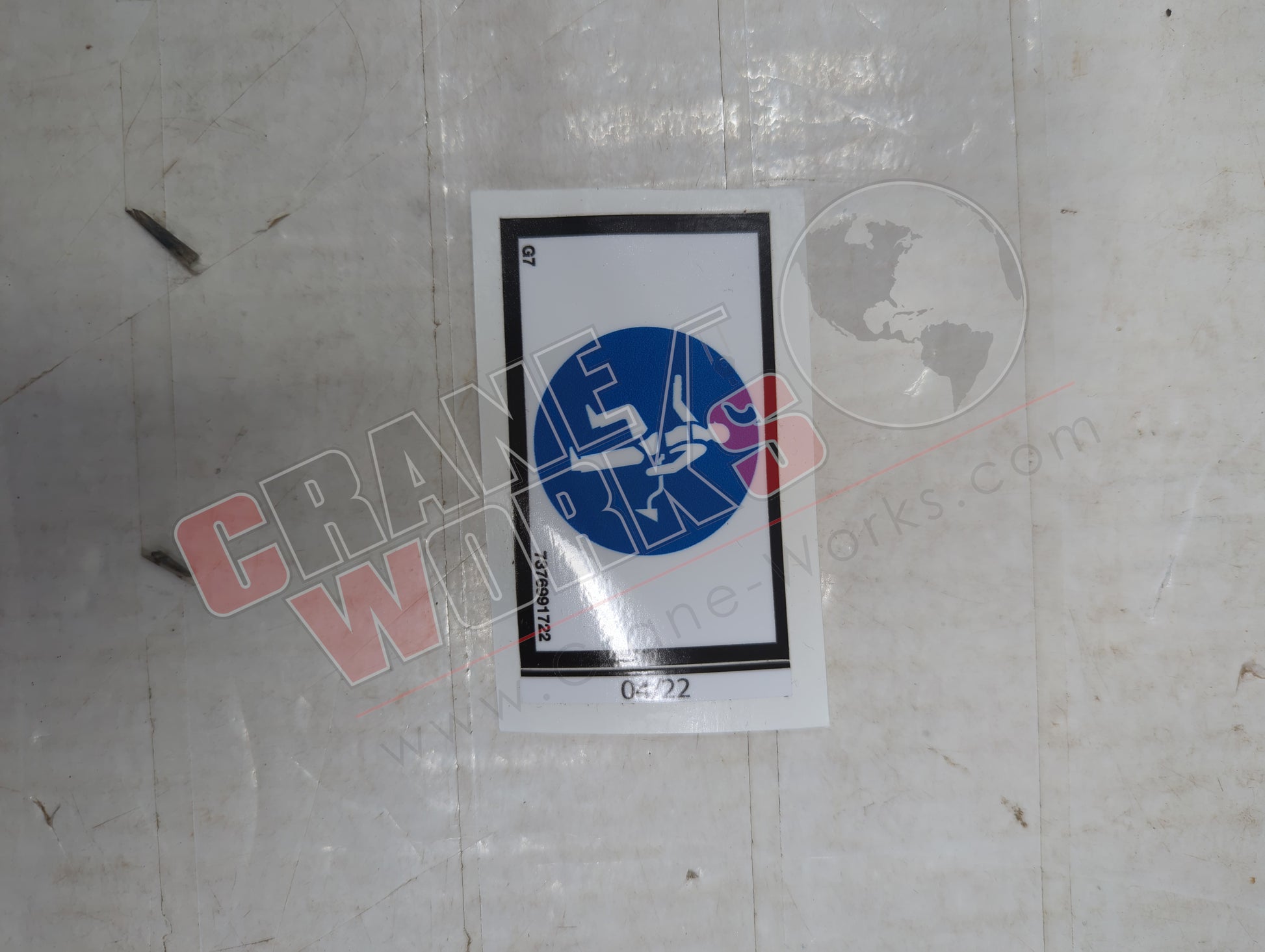 Picture of 7376991722, a  New Decal - Wear Body Harness.