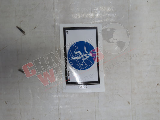 Picture of 7376991722, a  New Decal - Wear Body Harness.
