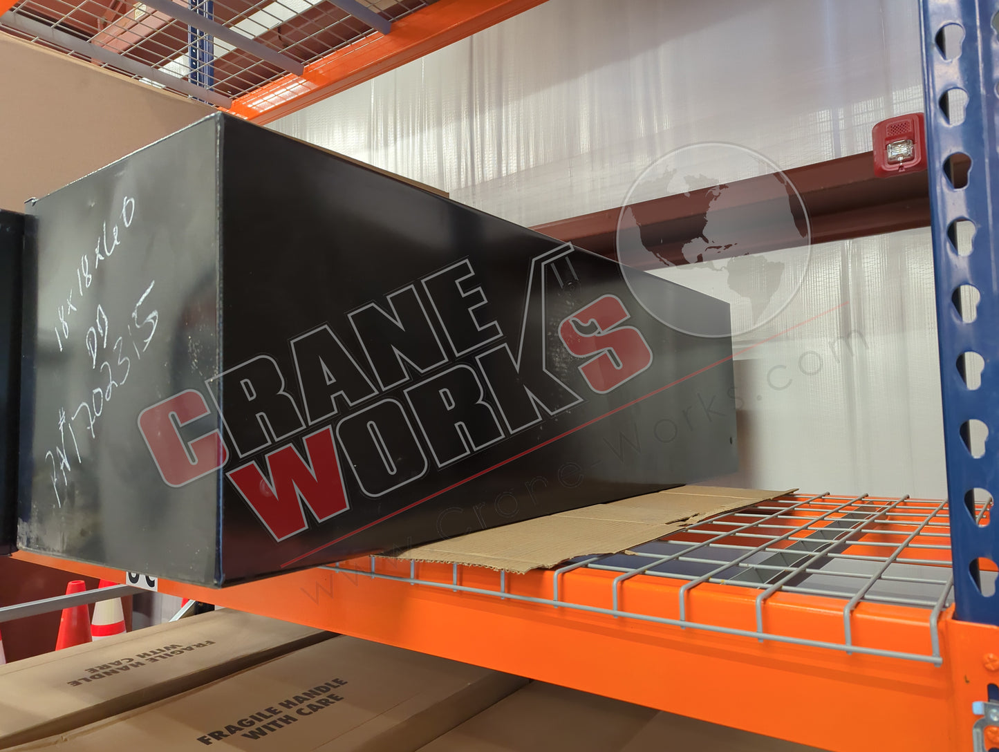 1702315 | New 18X18X60 Inch Black Steel Underbody Toolbox