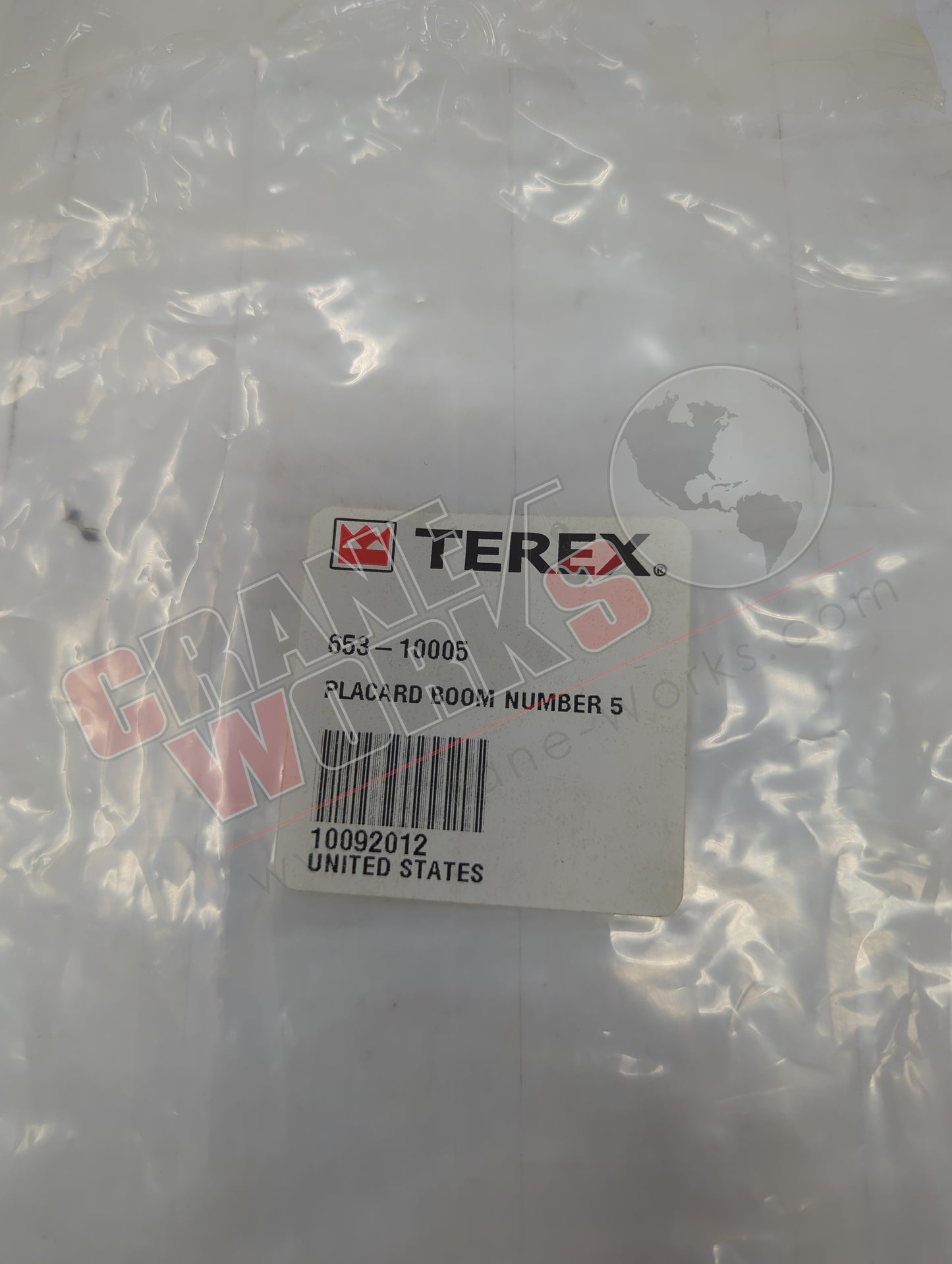 653-10005 | New Placard Boom # 5