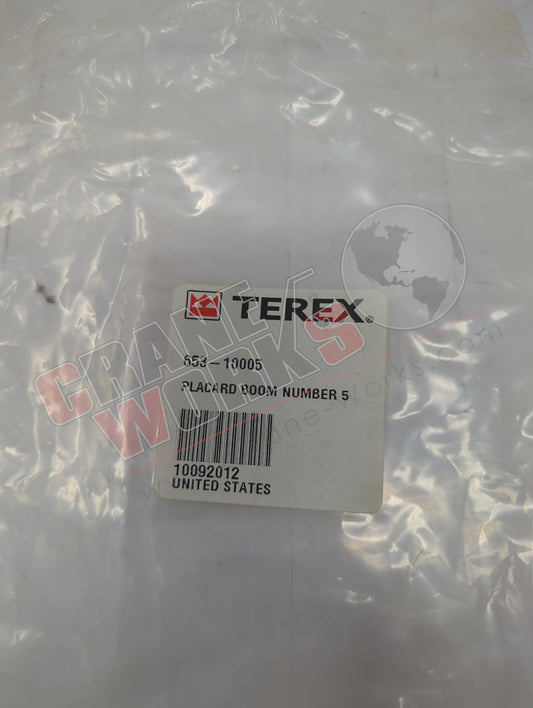 653-10005 | New Placard Boom # 5