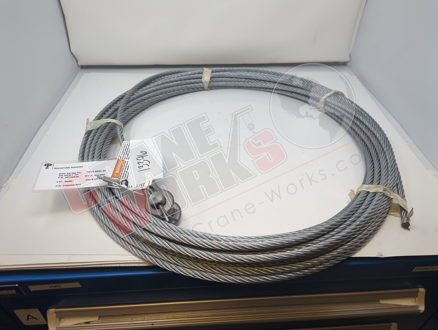 70580230 | New Wire Rope Asm-Galv.38 (6X25) X 85Ft Xips