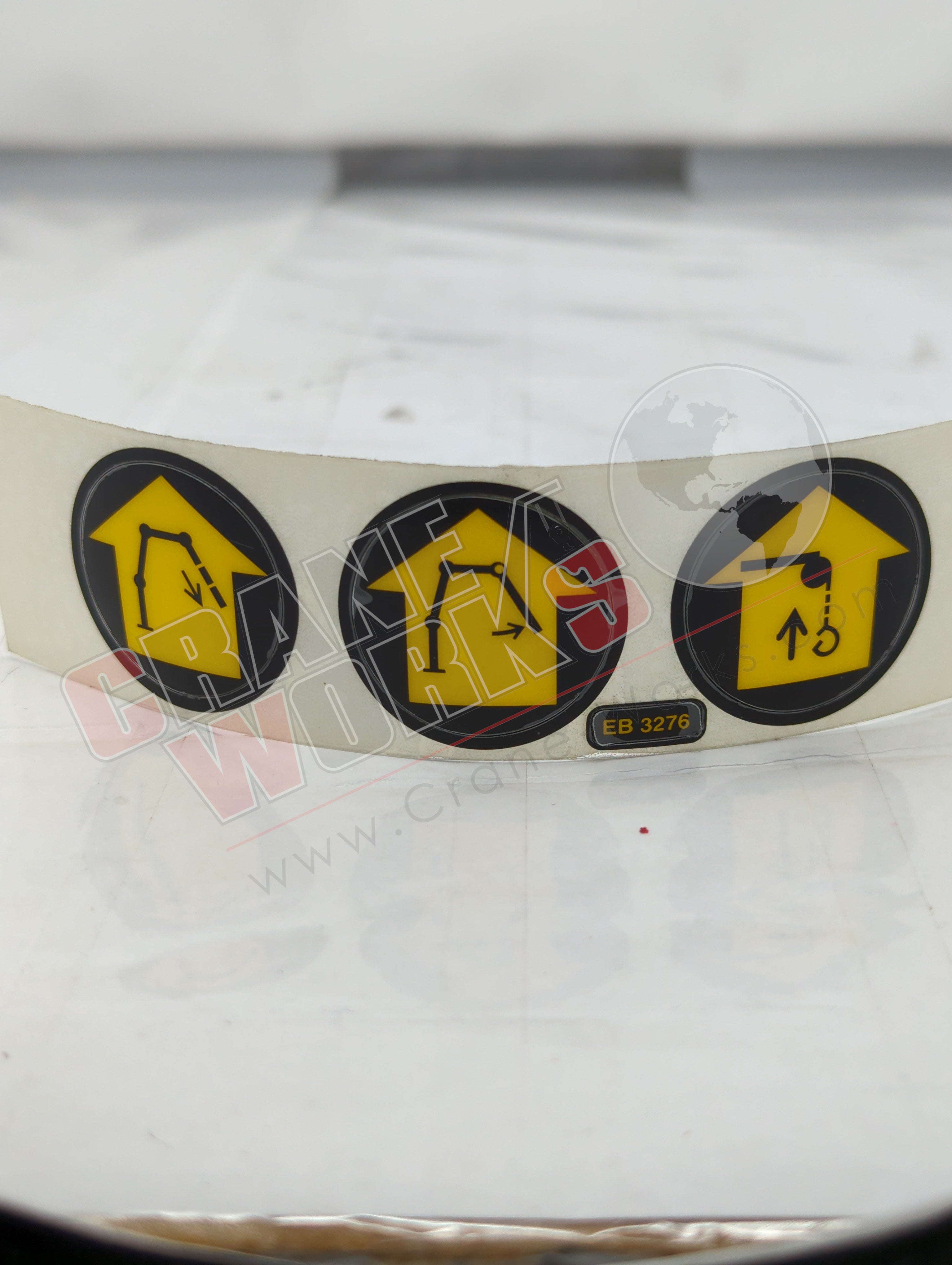 Machine Control Decals EB3276 | New Control Decals (Winch) – CraneWorks