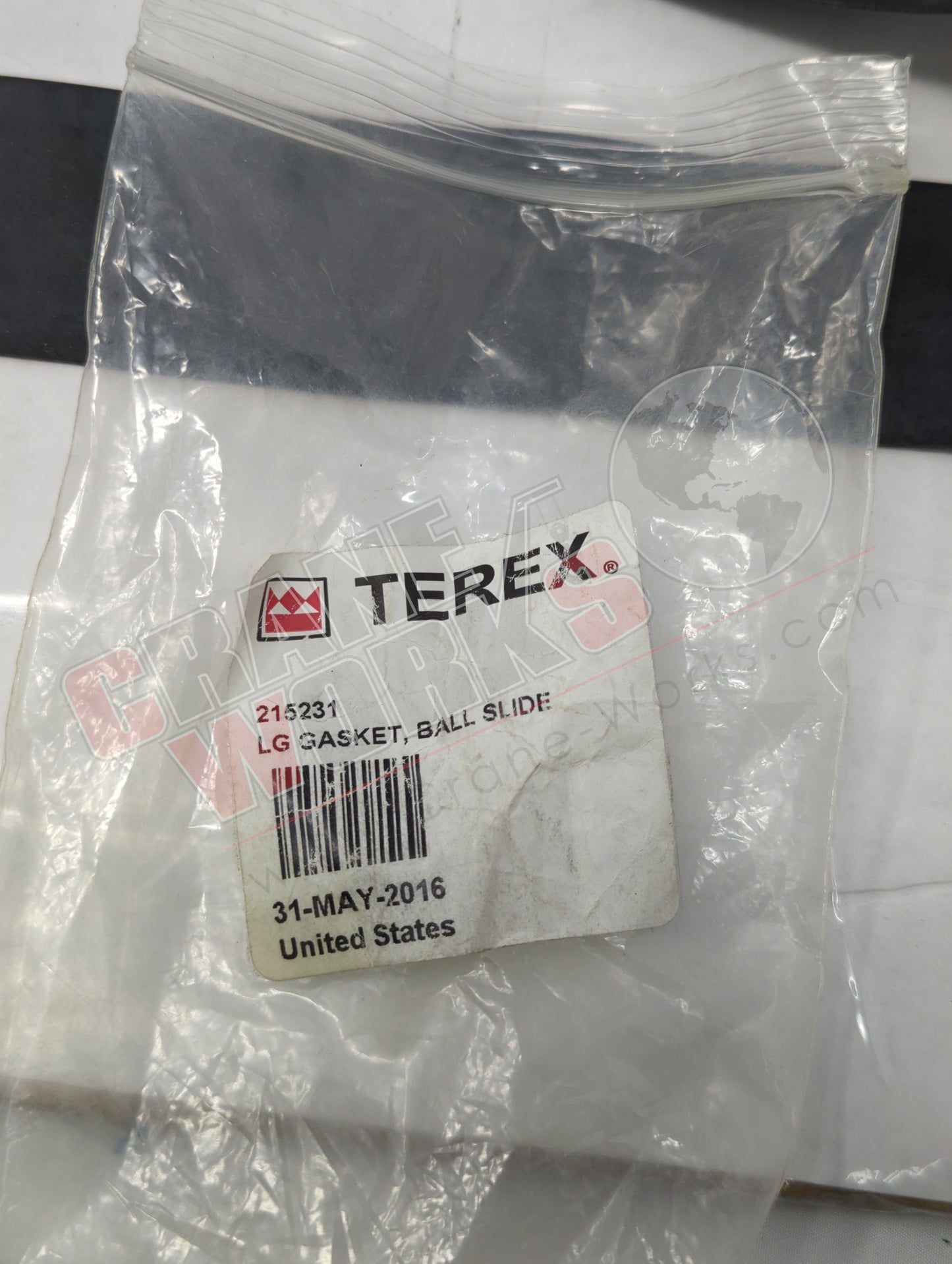 215231 | New Lg Gasket, Ball Slide