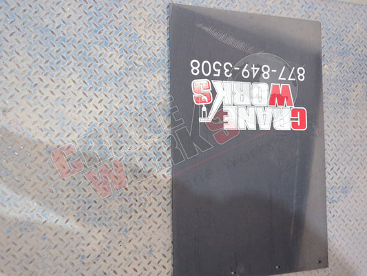 HD012436-2C | New Mudflap Rubber Ccw 24 X 36