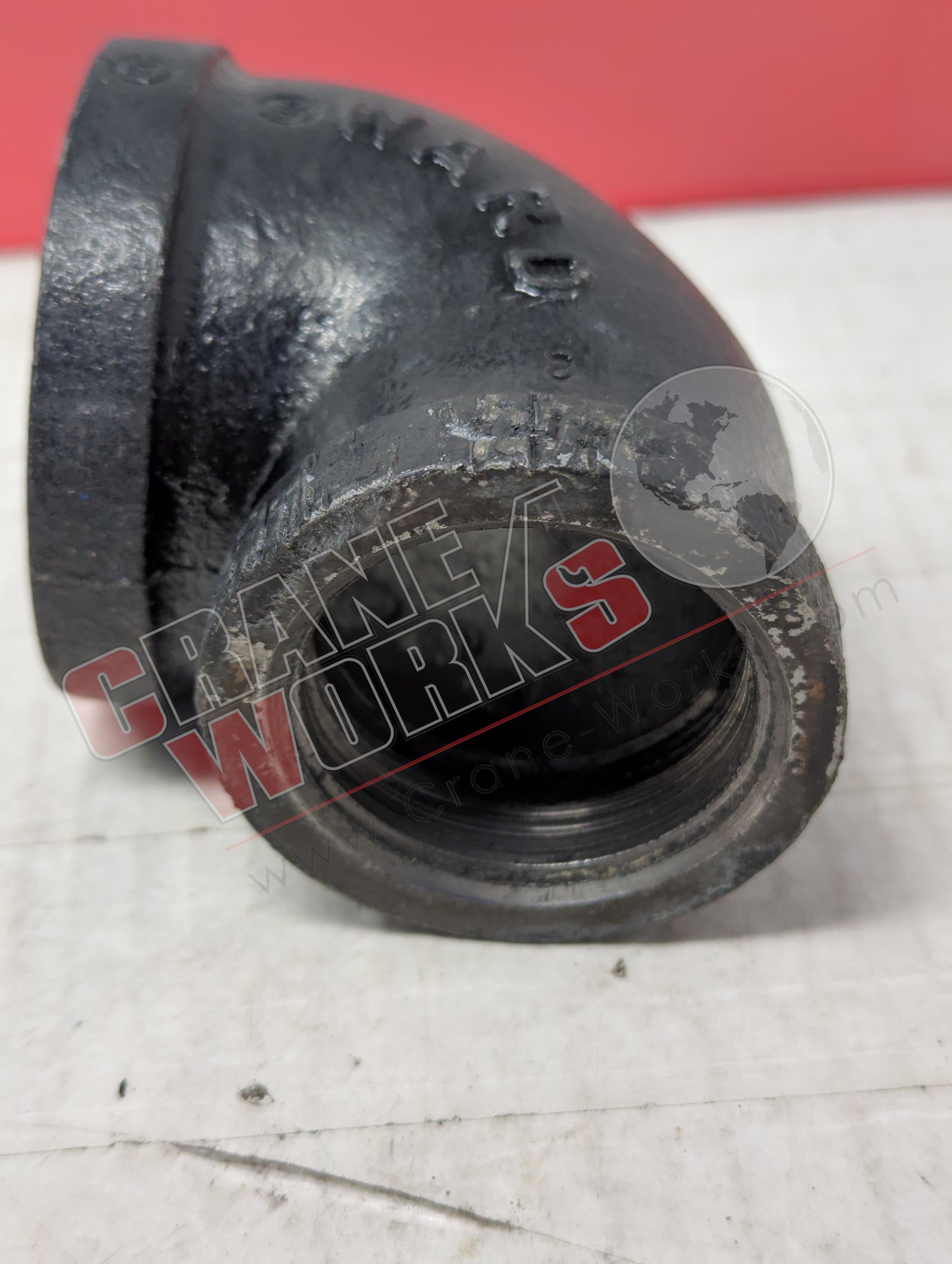 M902X112F | New 2" X 1-1/2" Std Blk 90