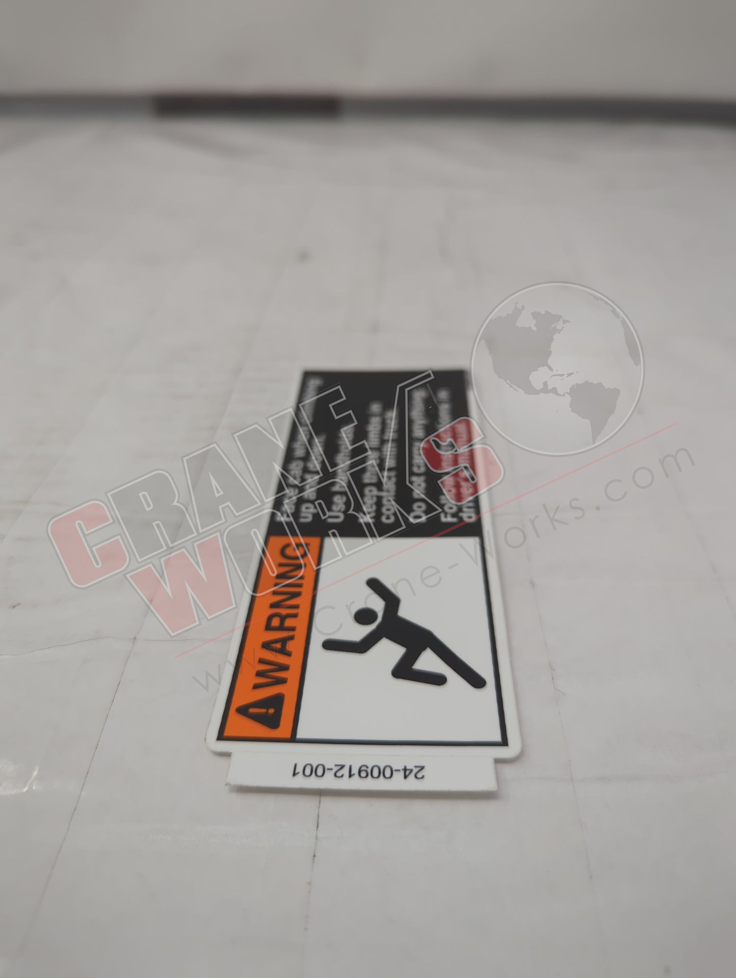 24-00912-001 | New Decal-Warning, Entry/Exit