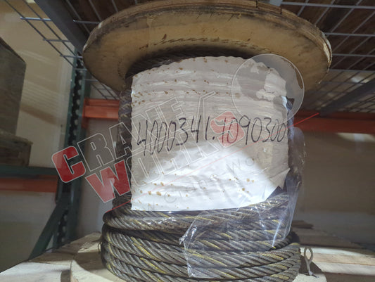 4000341.1090300 | New 9/16" Elps 6 X 19 Wire Rope