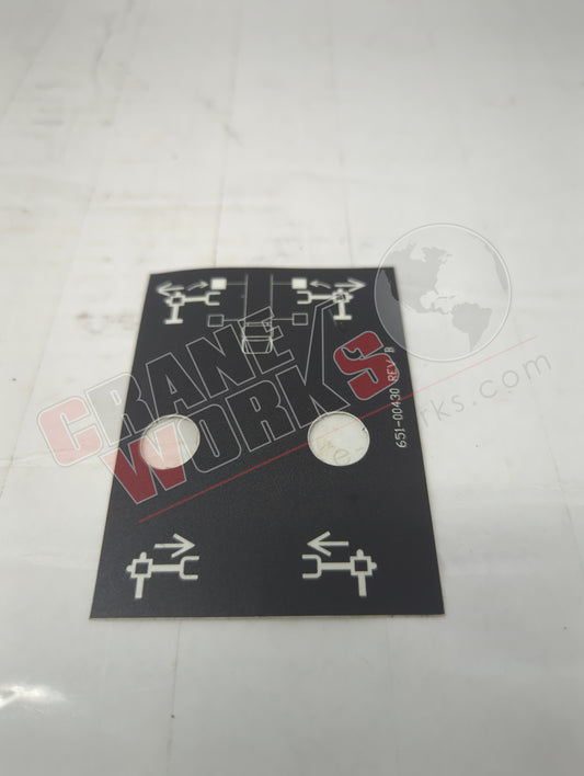 651-00430 | New Decal-Aux Outrigger