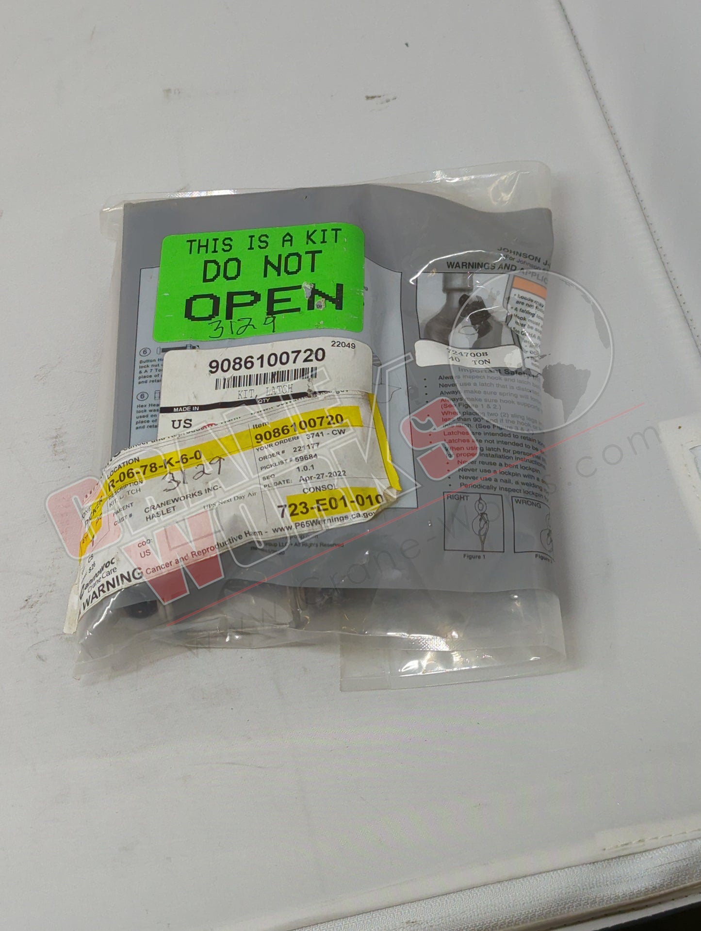 9086100720 | New Kit, Latch ( Superseded:9086100788 )