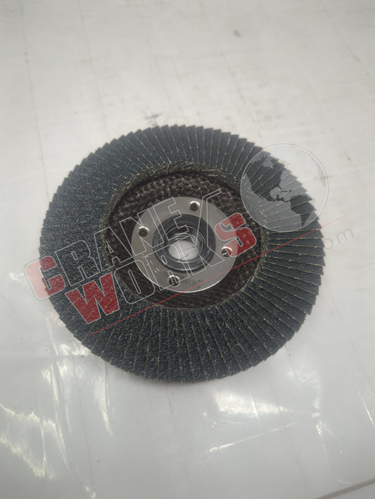 WBU51125 | New Flap Disc, 60 Grit, 4-1/2" Dia, 5/8-11 Arbor