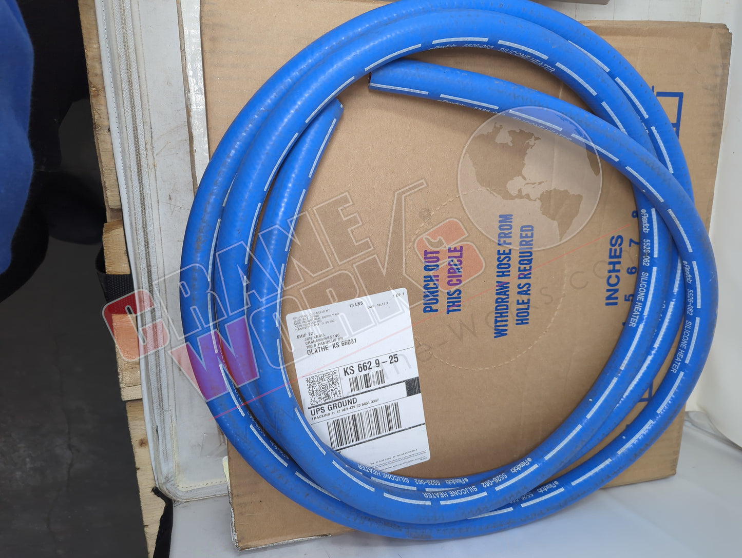 9930N | New Heater Hose 1-Ply 5/8"X25' (5526-062X25Fx)