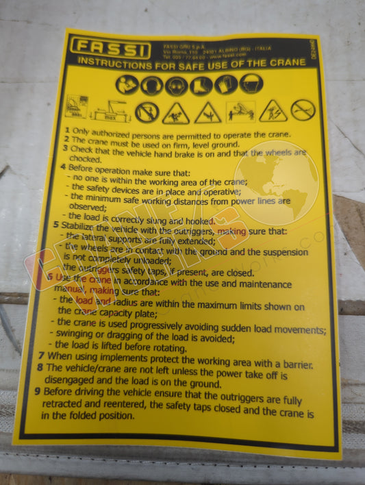 2499C | New Fassi Instructions