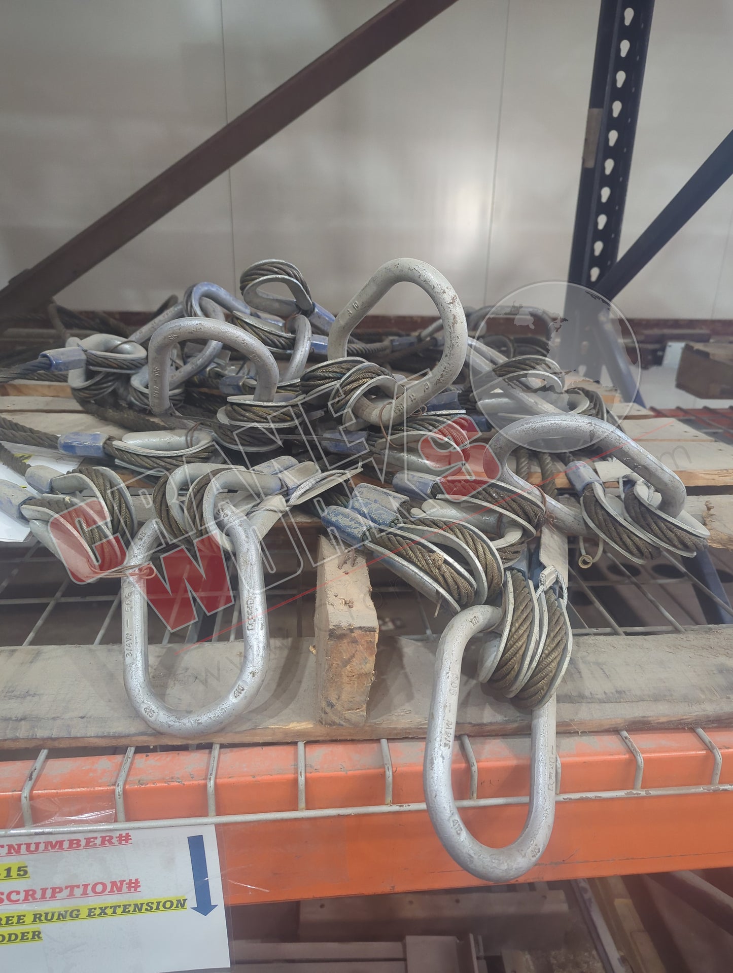 HH202TTS96 | New 1/2" X 96" 2-Leg Bridle Sling