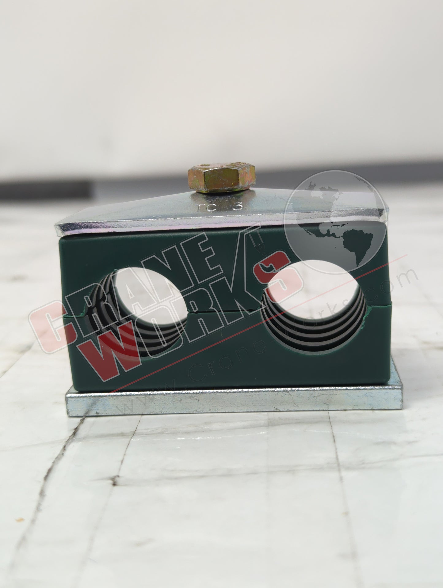 2UKU2 | New 13/16" Od For 1/2" Pipe Twin Clamp