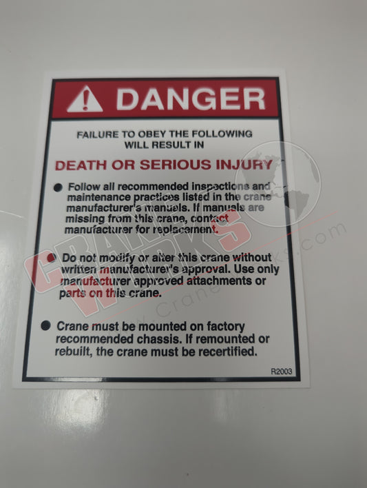 R2003 | New Danger Inspection Daily