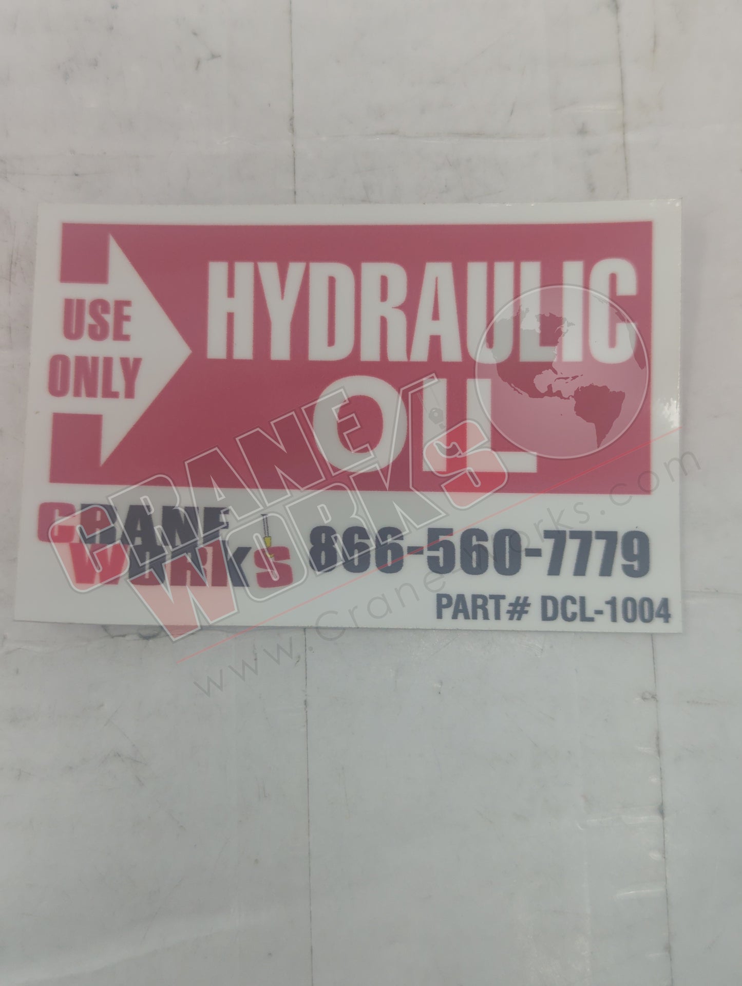 DCL-1004 | New Hydraulic Oil Only