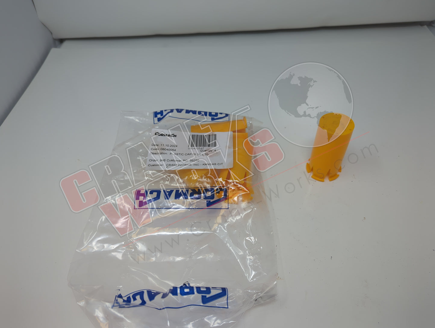 08040054 | New Plastic Cap Di.34 L.70