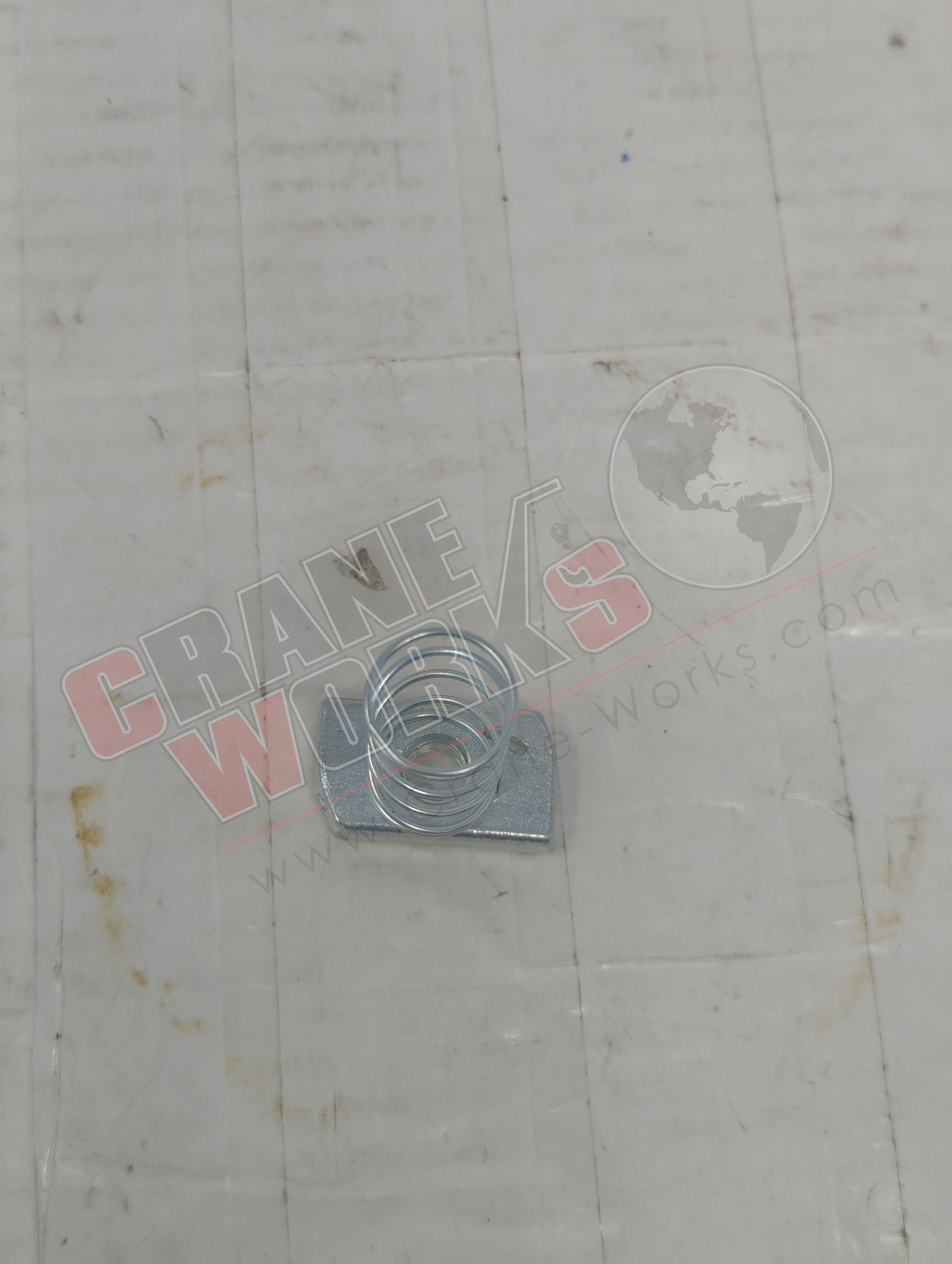 5YE11 | New Spring Nut,3/8"-16,Steel,Galvanized